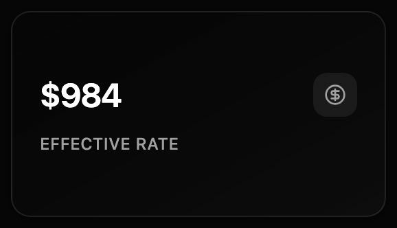 Effective Rate preview dark