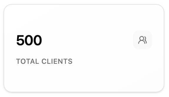 Total Clients preview